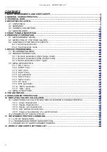 Предварительный просмотр 2 страницы Simex SRP-147 User Manual