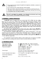 Preview for 4 page of Simex SRP-457 User Manual