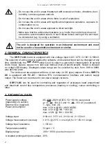 Предварительный просмотр 4 страницы Simex SRP-73-XC User Manual