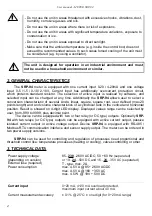 Preview for 4 page of Simex SRP-94 User Manual