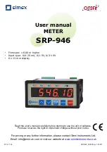 Preview for 1 page of Simex SRP-946 User Manual