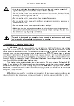 Preview for 4 page of Simex SRP-946 User Manual