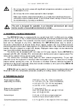 Preview for 4 page of Simex SRP-N118 User Manual