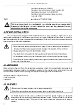 Preview for 6 page of Simex SRP-N118 User Manual