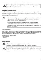 Предварительный просмотр 7 страницы Simex SRP-N1186 User Manual