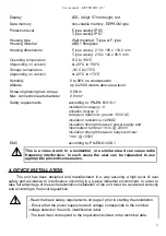 Предварительный просмотр 5 страницы Simex SRT-457 User Manual