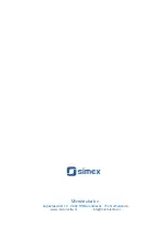 Предварительный просмотр 36 страницы Simex SRT-457 User Manual