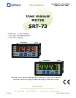 Simex SRT-73 User Manual предпросмотр