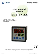 Simex SRT-77 User Manual предпросмотр