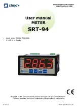 Preview for 1 page of Simex SRT-94 User Manual