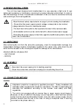 Предварительный просмотр 6 страницы Simex SRT-L70 User Manual