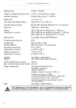 Предварительный просмотр 6 страницы Simex STI-638 User Manual