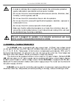 Preview for 4 page of Simex SUR-49B User Manual