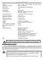 Предварительный просмотр 7 страницы Simex SUR-W410 User Manual