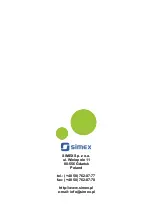 Предварительный просмотр 60 страницы Simex SUR-W410 User Manual