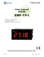 Preview for 1 page of Simex SWE-73-L User Manual