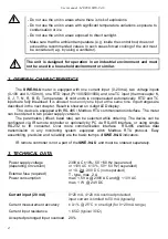 Предварительный просмотр 4 страницы Simex SWE-94-U User Manual