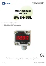 Preview for 1 page of Simex SWE-N55L User Manual