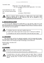 Preview for 5 page of Simex SWE-N55L User Manual