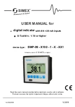 Предварительный просмотр 1 страницы Simex SWP-99 User Manual