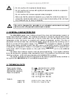 Preview for 4 page of Simex SWZ-W610 User Manual