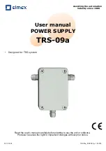 Simex TRS-09a User Manual предпросмотр