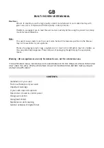 Simfer B4EM14011 User Manual preview