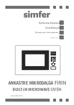 Simfer Mikrodalga MD2310 User Manual preview