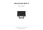 Предварительный просмотр 1 страницы SimLab Dash SD43-X Product Manual