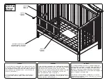 Предварительный просмотр 5 страницы Simmons Kids Little Forks CRIB 'N' MORE Instructions Manual