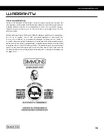 Preview for 15 page of Simmons DA350 Owner'S Manual