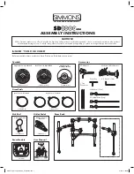 Preview for 1 page of Simmons sd1000 kit Assembly Instructions