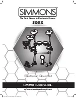 Preview for 1 page of Simmons SD5X User Manual