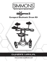 Preview for 1 page of Simmons SDXpress2 Owner'S Manual