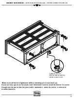 Предварительный просмотр 15 страницы Simmons SIMMONS KIDS Juliette Assembly Instructions Manual