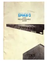 Simmons SPM 8:2 User Manual preview