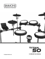 Simmons TITAN 50 Owner'S Manual preview