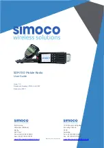 Simoco SDM730 User Manual предпросмотр