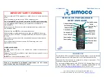 Simoco SRP9180-P25 Brief User'S Manual preview