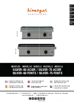 Preview for 1 page of Simogas SILVER-60 ACIER Quick Start Manual