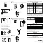 Предварительный просмотр 2 страницы Simon 10002214-039 Manual