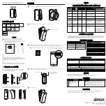 Предварительный просмотр 8 страницы Simon 10002214-039 Manual