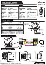 Preview for 1 page of Simon 8902009-039 Manual