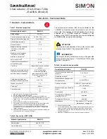 Предварительный просмотр 24 страницы Simon EA-K-30 Series Operating Manual