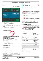 Preview for 10 page of Simon M-SHEV Series Operating Manual