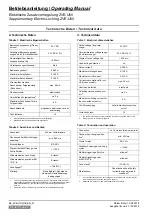 Preview for 20 page of Simon ZVE-UNI A Operating Manual