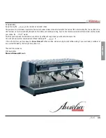 Предварительный просмотр 37 страницы Simonelli Aurelia V User Handbook Manual