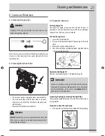 Preview for 21 page of Simoniz 039-8056-0 Use And Care Manual