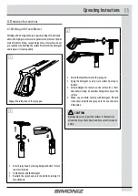 Предварительный просмотр 11 страницы Simoniz VE08 Use And Care Manual