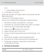 Preview for 15 page of Simons Voss Technologies LockNode MP Z4 Quick Manual